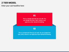 2 Tier Model PowerPoint Presentation Slides - PPT Template