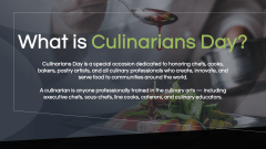 Culinarians Day PPT Slide 3