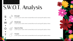 Creative Floral Theme PPT Slide 7