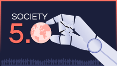 Society 5.0 PPT Slide 1