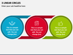 3 Linear Circles PPT Slide 1