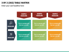 3 By 2 Table Matrix Slide 2