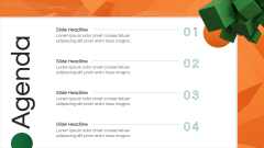 Green Orange Presentation Theme PPT Slide 2