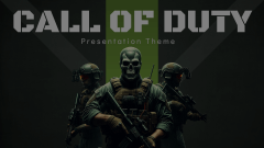 Call of Duty Presentation Theme Animated Presentation - SketchBubble
