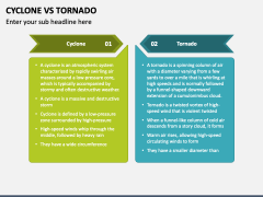 Cyclone Vs Tornado PowerPoint Template and Google Slides Theme