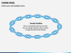 Chain Oval PPT Slide 3