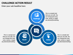 Challenge Action Result PowerPoint and Google Slides Template - PPT Slides