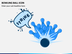 Bowling Ball Icons PPT Slide 3