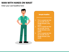 Man With Hands On Waist PPT Slide 2