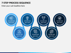 7 Step Process Sequence PPT Slide 1