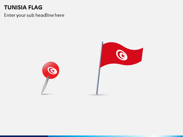 Tunisia Flag PPT Slide 1