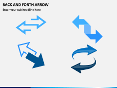 Back and Forth Arrow PPT Slide 1