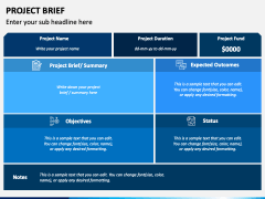 Project Brief PowerPoint and Google Slides Template - PPT Slides