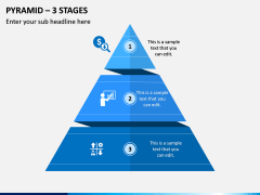 Pyramid - 3 Stages PPT Slide 1
