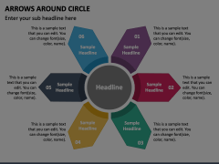 Arrows Around Circle Animated Presentation - SketchBubble