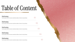 Rose Gold Background Theme PPT Slide 2