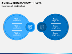 2 Circles Infographic with Icons PPT Slide 2