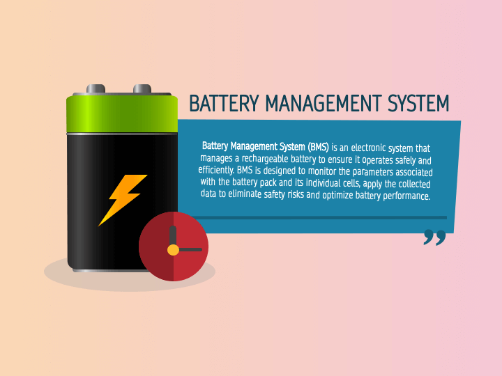 Battery Management System PPT Slide 1