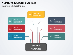 7 Options Modern Diagram PPT Slide 1