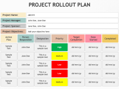 Project Rollout Plan PowerPoint Template and Google Slides Theme