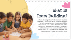 Team Building Class for Elementary PPT Slide 3