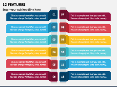 12 Features PowerPoint Presentation Slides - PPT Template