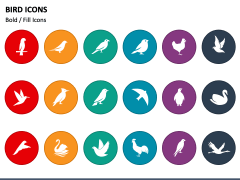 Bird Icons PPT Slide 4