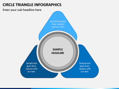 Circle Triangle Infographics PPT Slide 1