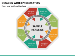 Octagon With 8 Process Steps PPT Slide 2
