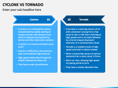 Cyclone Vs Tornado PowerPoint and Google Slides Template - PPT Slides