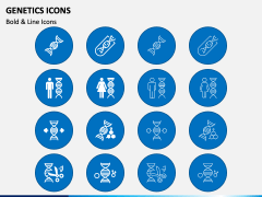 Genetics Icons PPT Slide 2