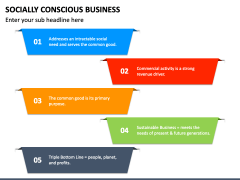 Socially Conscious Business PowerPoint Template - PPT Slides