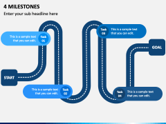 4 Milestones PPT Slide 1