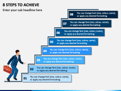 8 Steps To Achieve PPT Slide 1