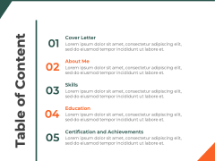 Academic Resume PPT Slide 2