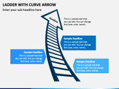Ladder with Curve Arrow PPT Slide 4