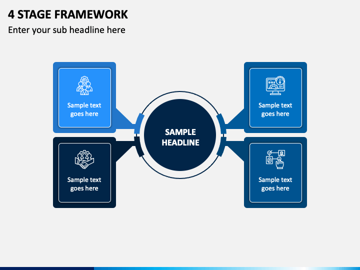 4 Stage Framework PPT Slide 1