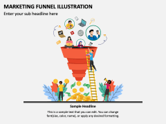 Marketing Funnel Illustration PPT Slide 2