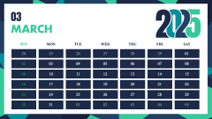 Creative Calendar 2025 PPT Slide 4