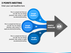 3 Points Meeting PPT Slide 2