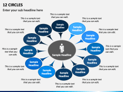12 Circles PPT Slide 1
