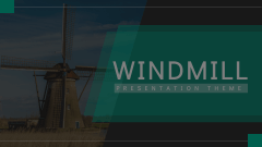 Windmill Theme Animated Presentation - SketchBubble