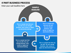 4 Part Business Process PPT Slide 2
