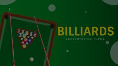Billiards Theme Animated Presentation - SketchBubble