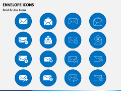 Envelope Icons PPT Slide 2