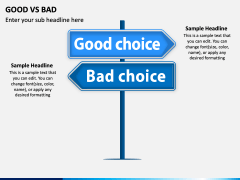 Good Vs Bad PowerPoint and Google Slides Template - PPT Slides