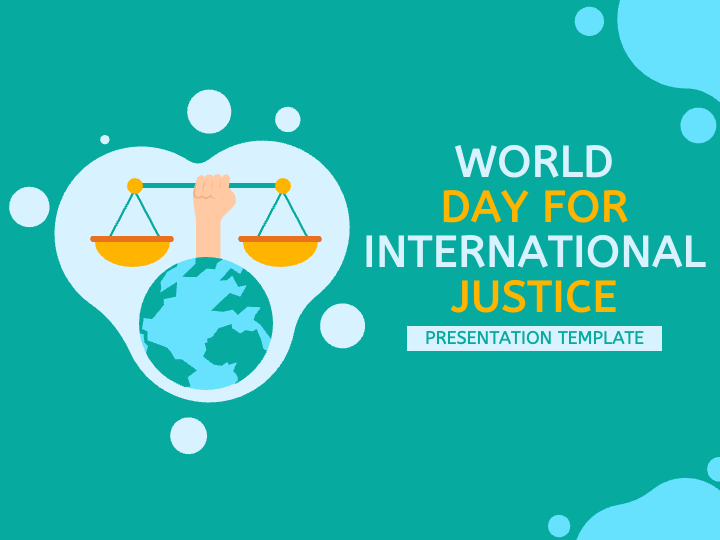 World Day for International Justice PPT Slide 1