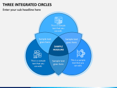 Three Integrated Circles PPT Slide 1
