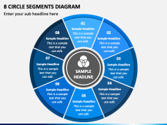 8 Circle Segments Diagram PPT Slide 1