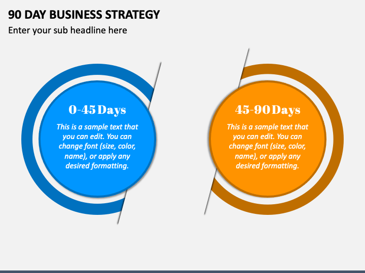 90 Day Business Strategy PPT Slide 1